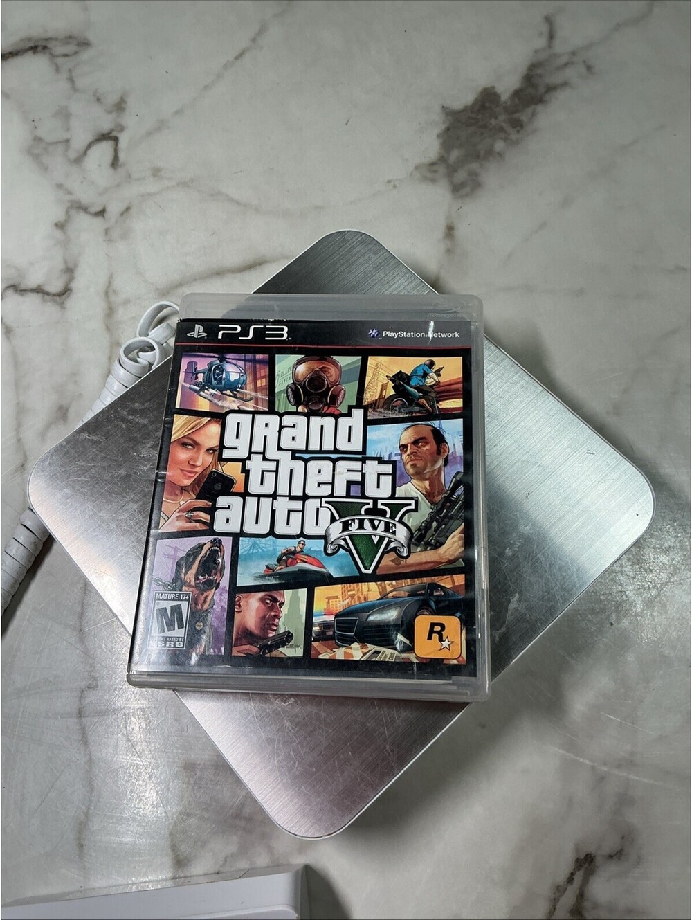 Grand Theft Auto V (PlayStation 3, 2013) Untested Map Included 
